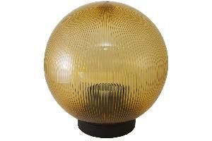 Светильник садово-парковый НТУ 02- 100-304 шар золотой с огранкой d=300 мм 