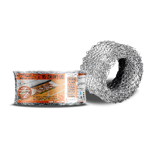 Сетка кладочная Штрек рулон 0,09х20м, яч.15х15 15-Zn, W90 (оцинкованная) 