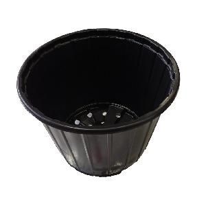 Горшок для рассады 3,0л черный круглый 185*150мм