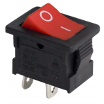 Переключатель клавишный с подсветкой SWR 201-1A3 Ч/К IRS