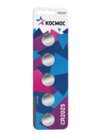 Батарейка КОСМОС  2016 1шт
