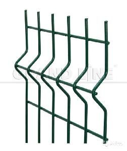 Панель 3D Grand line ФИТ 2500х1230мм (яч. 55*200мм, пруток 3,5мм) Zn+Pe RAL 6005