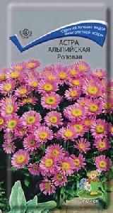 Астра альпийская Розовая  0,04гр (ПЦц АВ А)