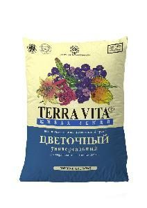 Грунт Живая земля TERRA VITA цветочный 10 л (ФАРТ)
