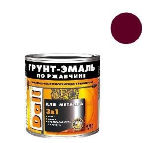 Грунт-эмаль по ржавчине DALI RAL 3005 винно-красная 0,75 л