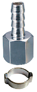 Переходник 1/4" ВР на елочку 8мм 180251 FUBAG 