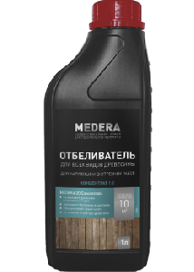 МЕДЕРА  20 Концентрат 1/2. 1л Отбеливатель для древесины, универсальный. 