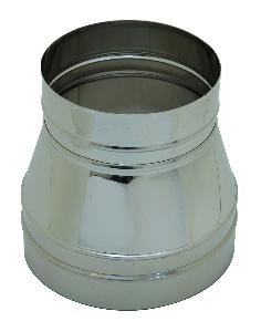 Переход труба-сендвич ф120-120/200 мм нерж/оц 0.5/0.5мм Огнерус