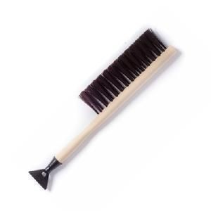 Щетка-сметка синтетическая щетина со скребком