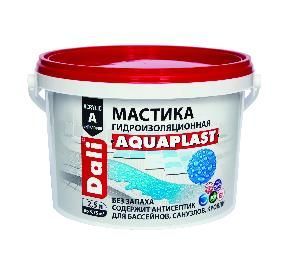 Мастика акриловая гидроизоляционная 2,5 л голубая Аквапласт ДАЛИ