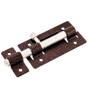 Задвижка дверная круглый ригель L-115 медь б/ш (ЗД-01)