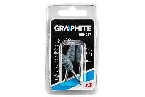 Шарошка пуля  10х20/хв.3,2мм по металлу GRAPHITE 55H057 ( 3шт)