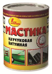 Мастика битумно-каучуковая 1,0л (Новбытхим) 