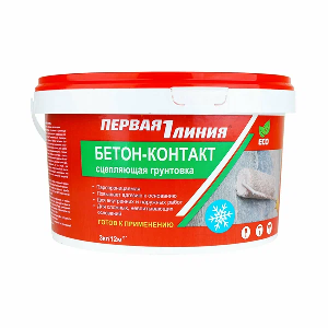 Грунтовка БЕТОН-КОНТАКТ Первая линия универсальный 3 кг