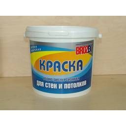 Краска ВД акриловая БРОЗЕКС ФАСАДНАЯ супер белая  6кг (Березовск)
