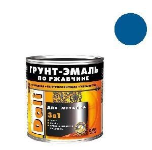 Грунт-эмаль по ржавчине DALI RAL 5005 синяя 0,75 л