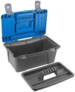 Ящик для инструмента пластиковый 410х250х180 мм с морозостойким замком MOS (65535М)