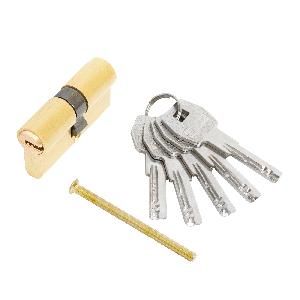 Механизм врезной 60 (30х30В) мат.золото  5кл перф.ключ/ключ СТАНДАРТ