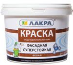 Краска ВД акриловая ЛАКРА ФАСАДНАЯ суперстойкая 6,5 кг, д/нар. работ (Лакра)