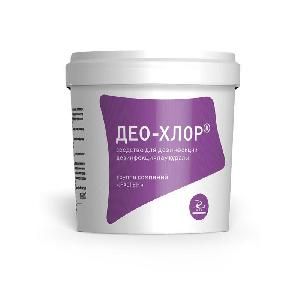 ДЕО-ХЛОР средство для дезинфекции 900гр (300 табл)