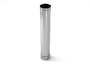 Труба ф 150 мм 1,0 м нерж. 0.5мм Огнерус