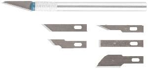 Нож макетный c 6 лезвиями КУРС (10482)