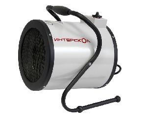 Пушка тепловая электрическая  ТПЭ-2 (1,0/2,0кВт/220В/ 240куб. м/ч) со шнуром и вилкой ИНТЕРСКОЛ