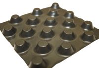 Мембрана профилированная PLASTGUARD тип 400 1х20м (20м2)
