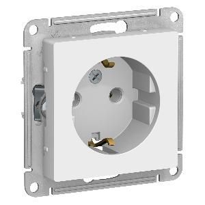 Розетка СП 1 гнездо с/з белая AtlasDesign Sсhneider Electric