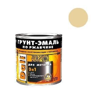 Грунт-эмаль по ржавчине DALI RAL 1014 слоновая кость 0,75 л 