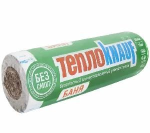 Минвата КНАУФ БАНЯ с фольгой TR040 50х1200х12500-1шт 0,75м3 15м2, плотность 11-12