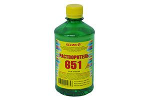 Растворитель 651 0,5л (Новгород)