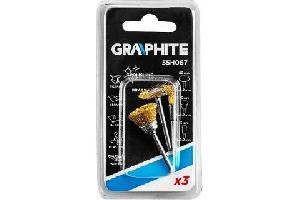 Набор щеток хв.3,2мм латунь GRAPHITE 55H067