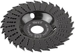 Диск обдирочный по дереву ФРЕЗА, плоский, 125х22,2 мм, грубая насечка