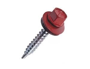 Саморезы кровельные RAL 4,8х50 по дереву уп 50 шт 3005 кр. вино 