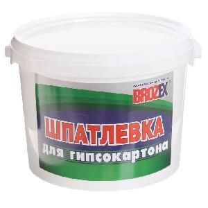Шпатлёвка  готовая по гипсокартону 3,0 кг БРОЗЕКС