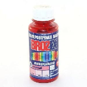 Колеровочная паста БРОЗЕКС №09 Розовый 0,1л 