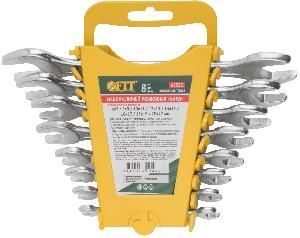 Ключи рожковые в пластиковом держателе набор  8 шт (6-22 мм) FIT (63522)