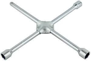 Ключ балонный крест усиленный 17х19х21 мм +1/2 длина 400 мм FIT (62760)