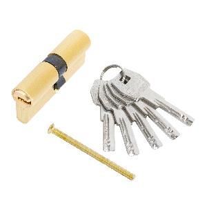 Механизм врезной 70 (35х35В) мат.золото  5кл перф.ключ/ключ СТАНДАРТ