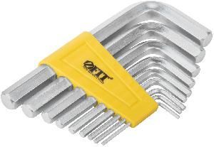 Набор ключей шестигранных 2-12 мм (9шт) в пластиковом держателе FIT (64187)