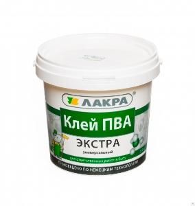 Клей ПВА ЛЮКС 0,9кг (Лакра)