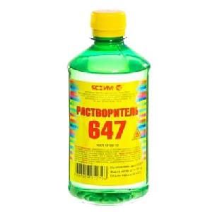 Растворитель 647 0,5 л (Новгород)