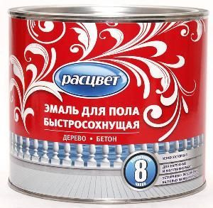 Эмаль алкидная  д/пола серая Расцвет быстросохн. 1,9 кг (Ростов-на Дону)