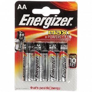 Батарейка Energizer Max LR6 АА 4шт/упак