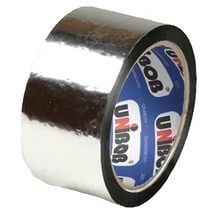 Скотч металлизированный 48ммх40м UNIBOB