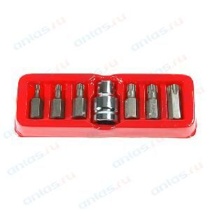 Набор бит  7 предметов L=25мм +держ. магнит. STAYER