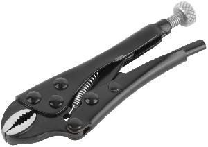 Зажим ручной с фиксатором тип WR черненый 125 мм FIT (52711)