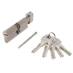Механизм врезной 80 (40х40В) мат.никель  5кл перф.ключ/верт. СТАНДАРТ