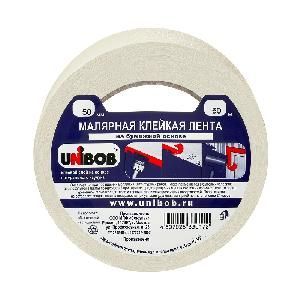 Лента малярная 30ммх50м UNIBOB